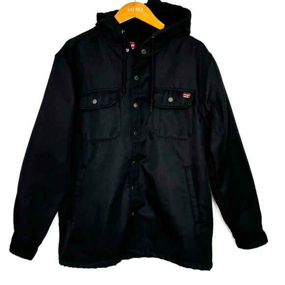 Wrangler Workwear fleece lined hooded jacket - Picture 1 of 13